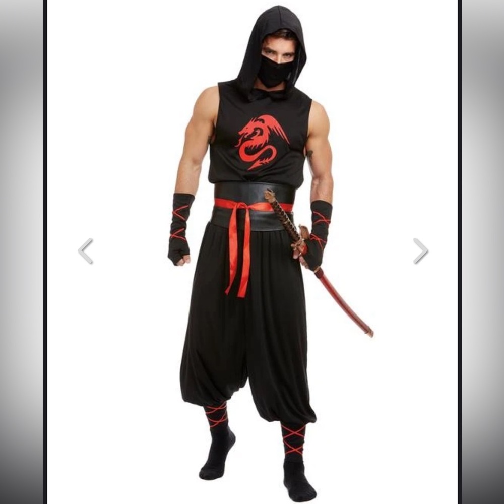 Dreamguy Men's Ninja Costume Size Large